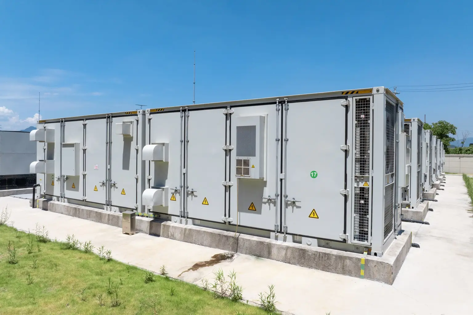 Symbolbild einer ähnlichen containerbasierten Energieanlage